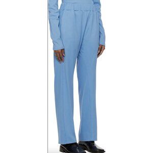 BIANCA SAUNDERS Light Blue Three-Pocket Lounge Pants Minimalist Quiet Luxury M